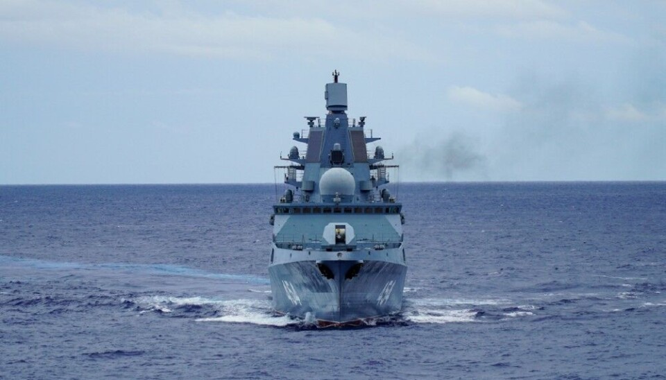 The Gorshkov class frigates are the Northern Fleet's newest warships in the Barents Sea. Photo: Northern Fleet press service