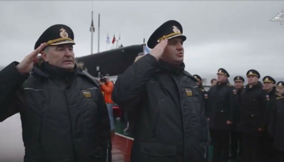Igor Golubev is captain of the Generalissimo Suvorov. Photo: screenshot of video