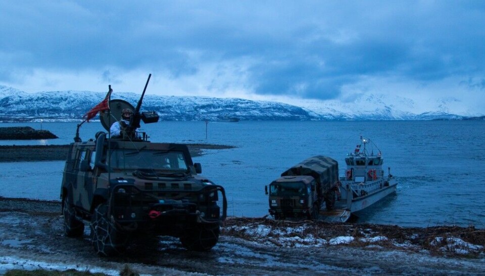 Norwegian and Italian forces in landing exercise as part of Nordic Response in Kvænangen, northern Norway this weekend. Photo: Ingvild Ekrol / Norwegian Armed Forces
