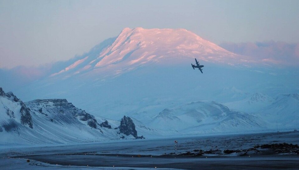 The strategic position of Jan Mayen is increasingly important of Norway. Photo: Torbjørn Kjorvold, Norwegian Armed Forces