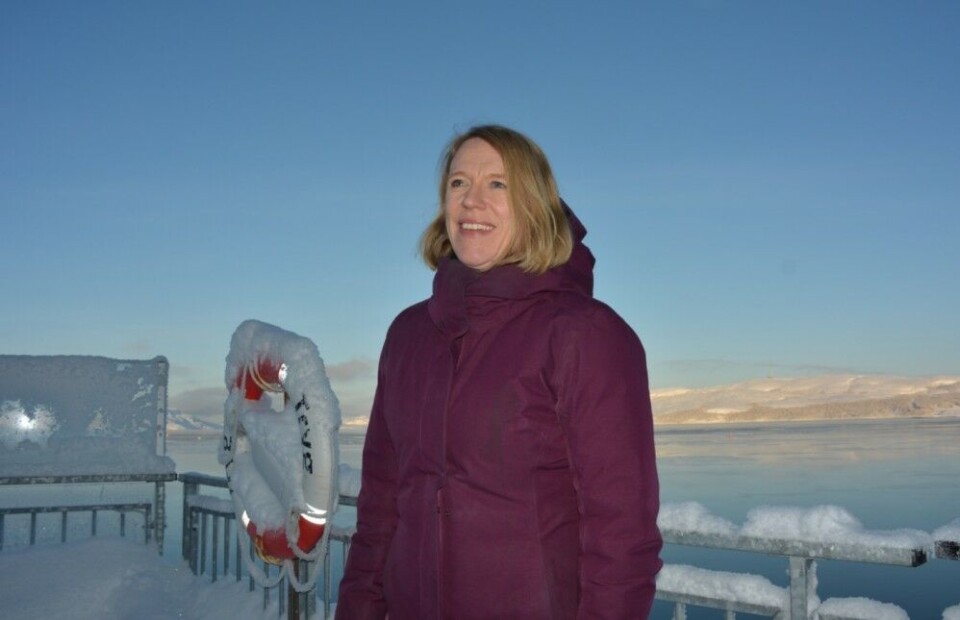 Norwegian Foreign Minister Anniken Huitfeldt in Kirkenes, just few kilometers from the border to Russia. Photo: Atle Staalesen