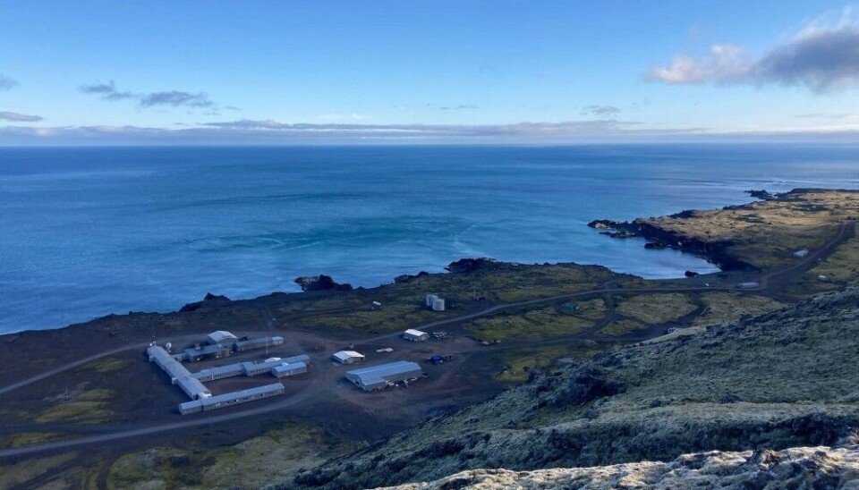 The base at Jan Mayen. Photo: Norwegian Armed Forces