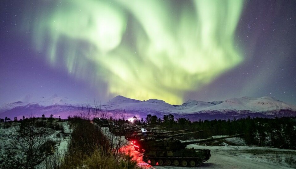 Artillery brigade exercising at Setermoen, northern Norway. Photo: Torbjørn Kjosvold / Forsvaret