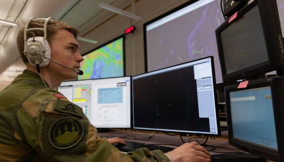 Control and Reporting Centre (CRC) Sørreisa keeps track of all aircraft movements in Norway’s area of interest in the north. Extra eyes are on those planes approaching with transponders turned off. Photo: Norwegian Air Force