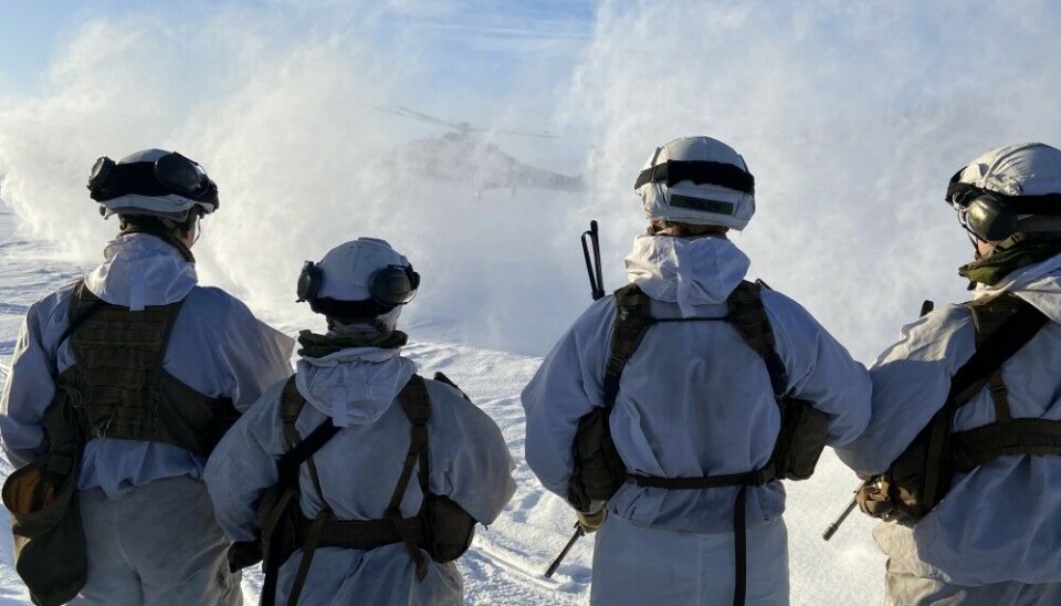 About 20,000 soldiers from 13 countries are exercising winter warfare inside the Arctic Circle, mainly in northern Norway. Photo: Thomas Nilsen