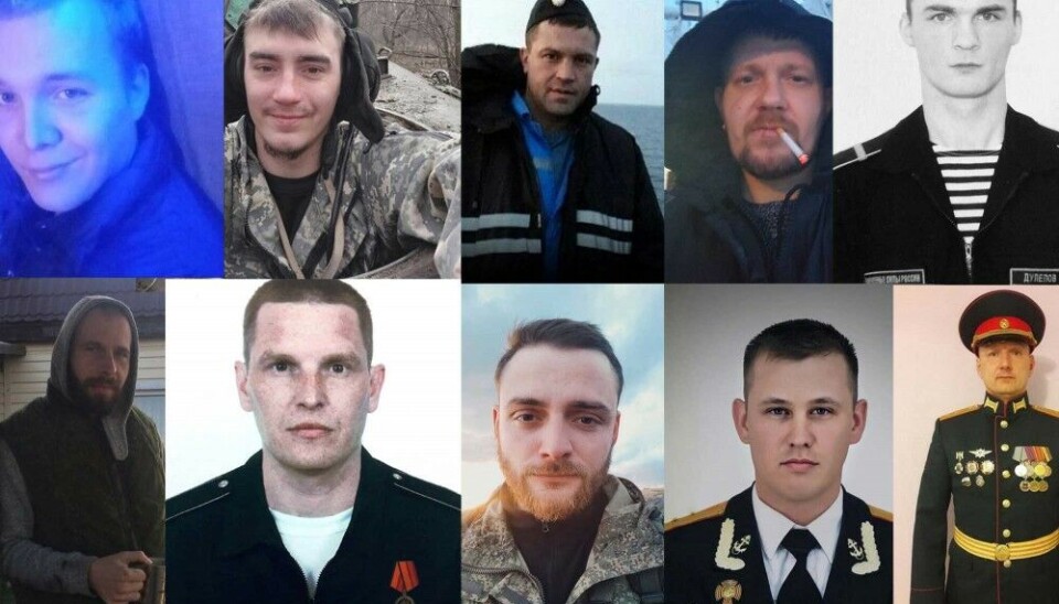 A significant number of sailors and submariners from the Northern Fleet are killed on the battlefields in Ukraine. Collage by the Barents Observer
