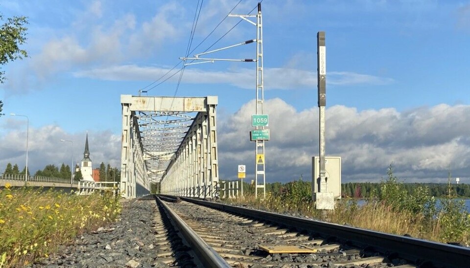 The railway to Kemijärvi opened in 1934, but was first electrified in 2014. The track is a northeastern extension of the line from Rovaniemi. Photo: Thomas Nilsen