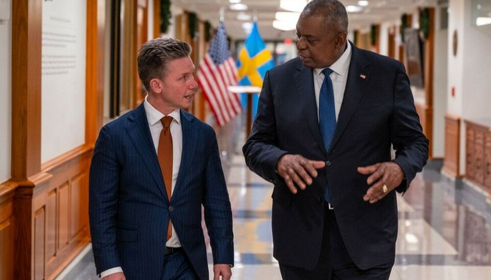 Swedish-US talks in Washington DC. Photo: Lloyd Austin on X