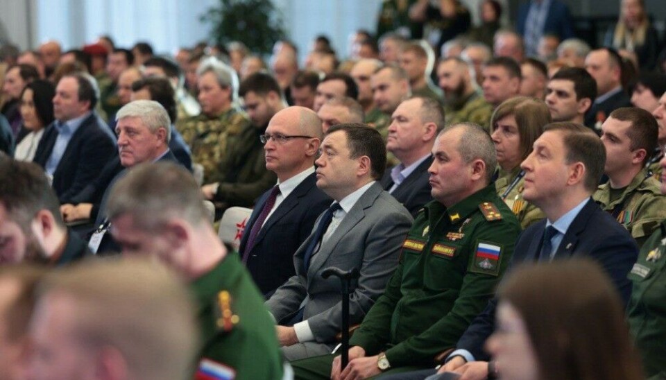 Sergei Kirienko was among the key speakers in the so-called Forum for veterans of the special military operation. Photo: Zashchitniki Otechestvo on Telegram