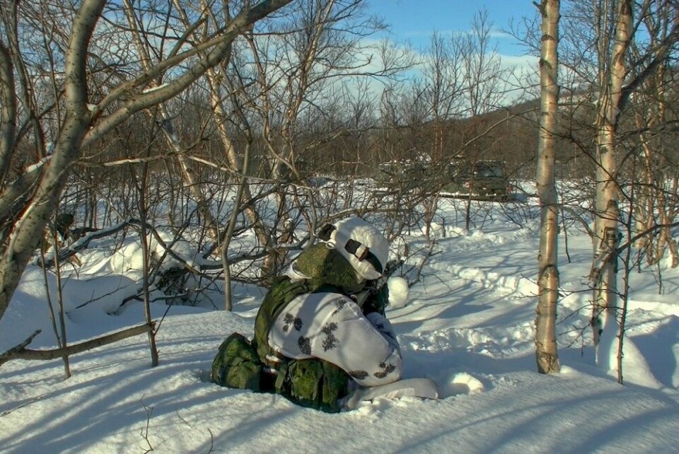 The ambushing soldiers could clearly see the Red Cross mark. Photo: Northern Fleet press service