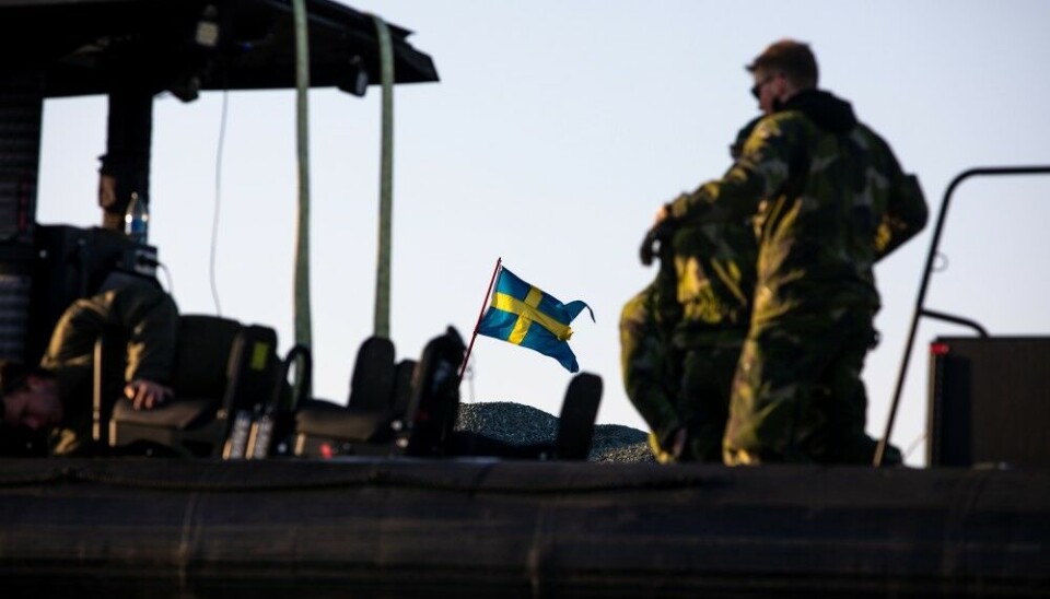 Teamed up for NATO: Swedish and Norwegian special navy forces were training together in northern Norway when the announcement came that Sweden officially is part of the alliance. Photo: Magnus Horne / Forsvaret