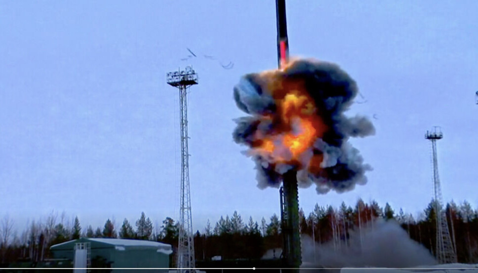 The launch of a Yars ballistic missile took place at Plesetsk on March 1. Screenshot from the Ministry of Defense video