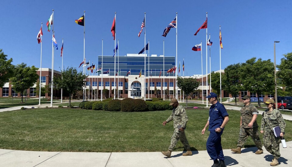 NATO Headquarters for Supreme Allied Commander Transformation in Norfolk, Virginia. From Monday, the Swedish flag will be alongside the 31 others. Photo: Thomas Nilsen