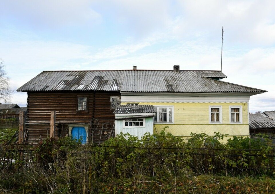 A combination house in Karelia. Photo: Varanger Museum