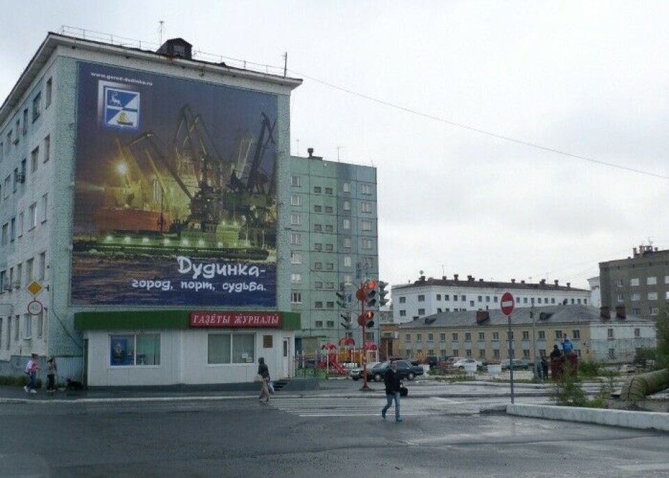 The city of Dudinka. Photo: Thomas Nilsen