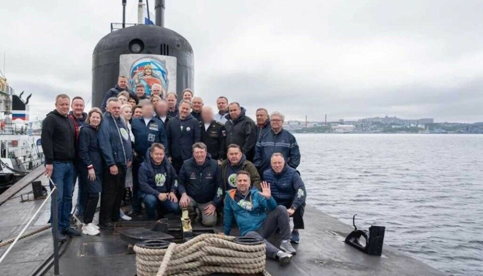 Representatives of St.Petersburg onboard the Knyaz Vladimir in Severomorsk. Photo: St.Petersburg City Assembly on VK