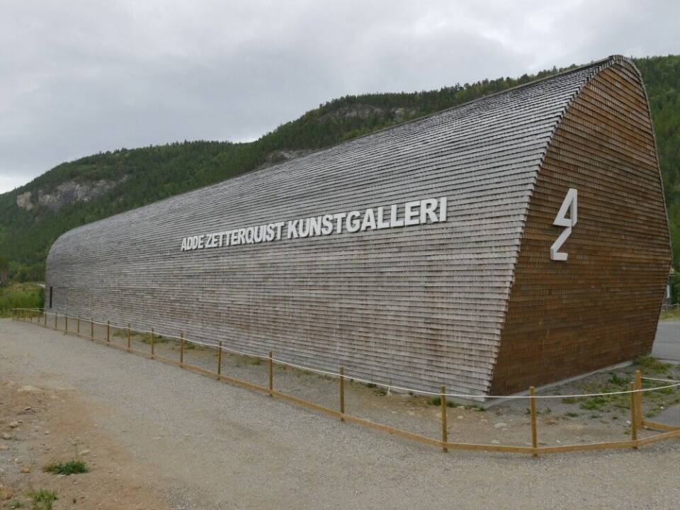 Adde Zetterquist art gallery in Saltdalen in Norway’s Nordland County. Photo: Marianne Hofman