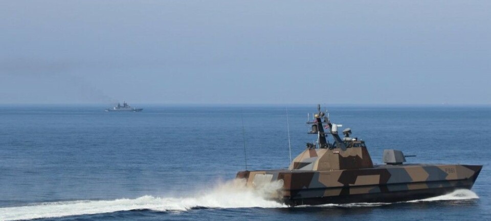 Russian warships on move