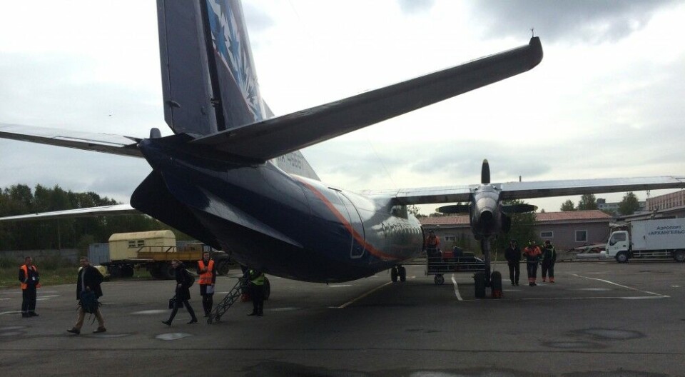 Aircraft from Nordavia. Photo: Atle Staalesen