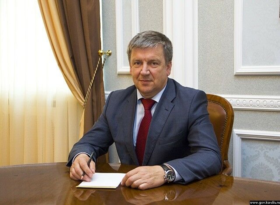 Governor of Karelia Aleksander Khudalainen. Photo: Gov.karelia.ru