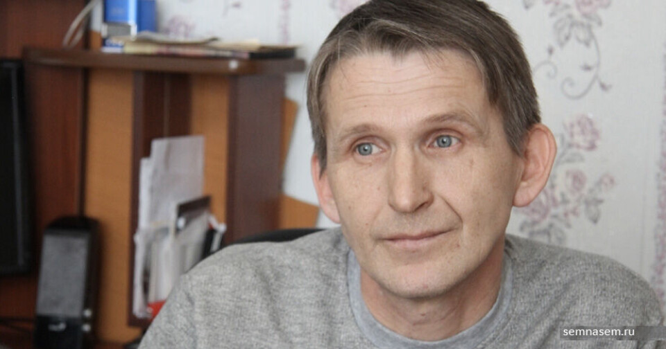 Journalist Andrey Tuomi. Photo: Gleb Yarovoy, Semnasem.ru