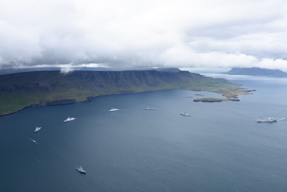 Exercise Dynamic Mongoose 2017 took place off the coast of Iceland. Photo: VK Jakob Østheim, Forsvaret