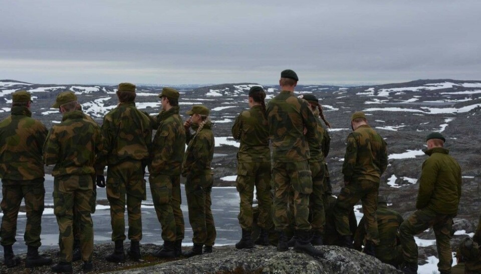 Norwegian conscript soldiers at the Jaeger Battalion GSV. Over the next years, the battalion will part of the new Finnmark Brigade. Photo: Atle Staalesen