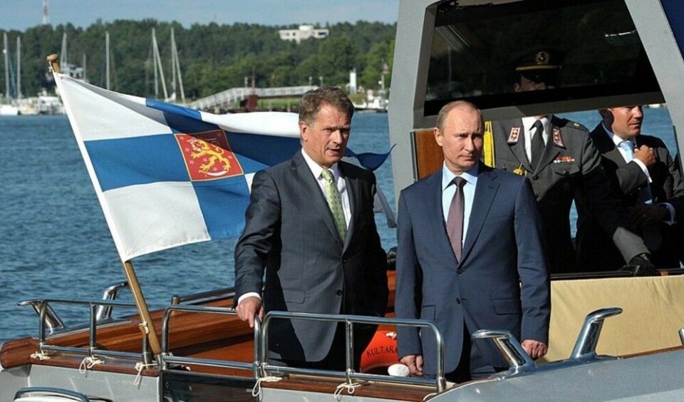 Last time Putin visited Finland was in 2013