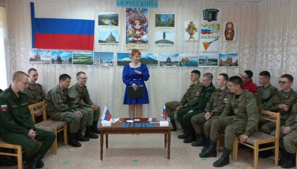 Conscript solders in Pechenga, Kola Peninsula, during a recent visit to the local Dom Ofitservov (House of Officers). Photo: Dom Ofitserov Pechengskogo Rayona on VK