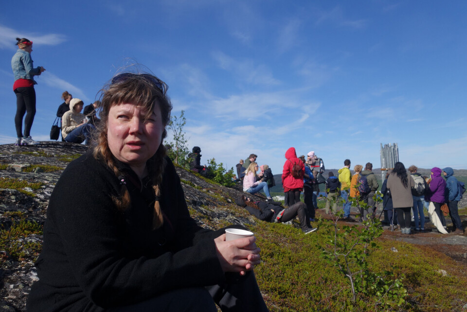 Curator Hilde Methi is one the intiators of the Dark Ecology project. Photo: Atle Staalesen