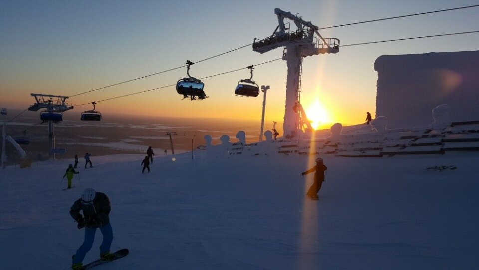 Levi ski resort in Lapland. Photo: Thomas Nilsen
