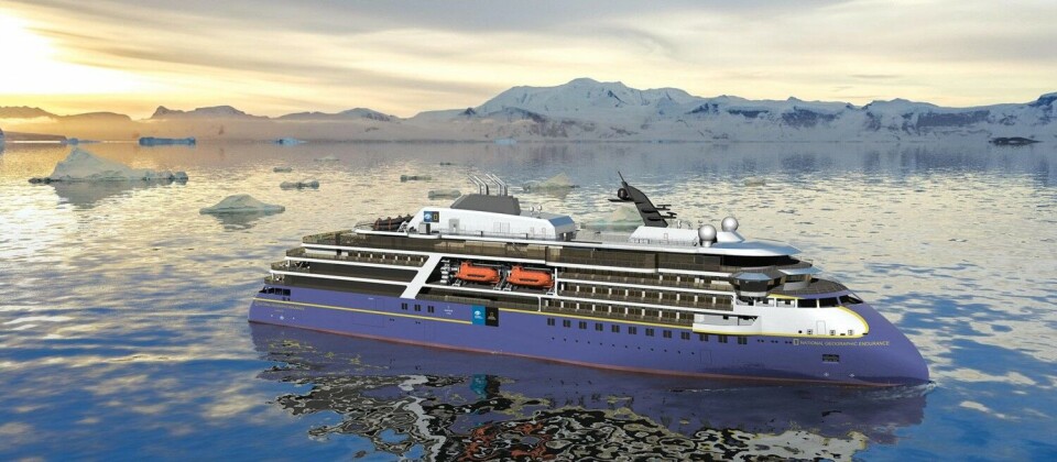 “National Geographic Endurance” sets sail for the Northern Sea Route in 2020. Illustration: National Geopgraphic Expeditions