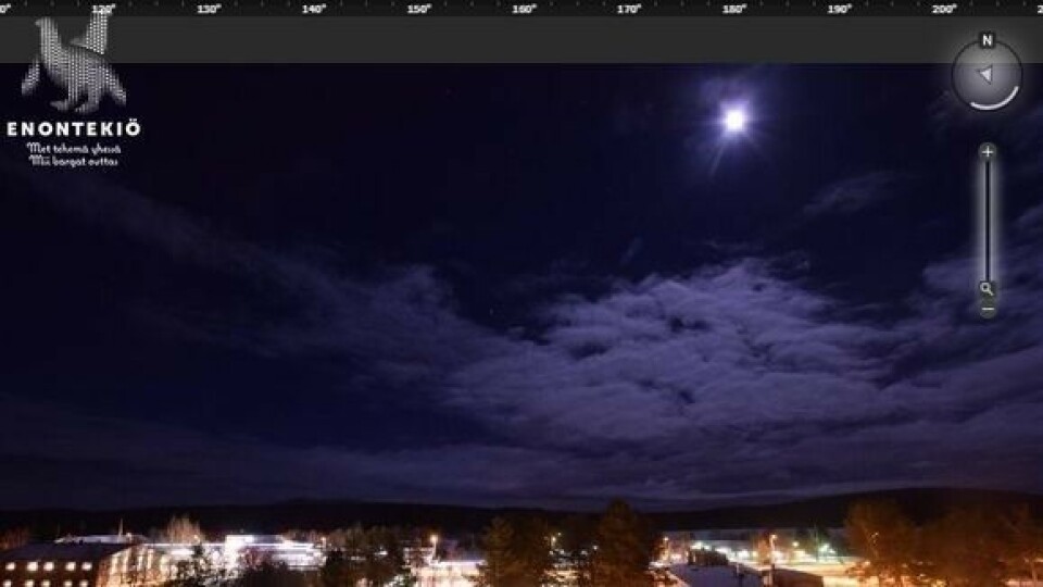 The sky over Enontekiö
