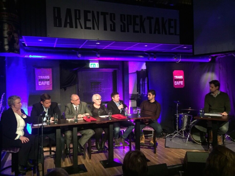 Transborder Cafe 'Safe Havens on the Arctic Route'. Photo: Atle Staalesen