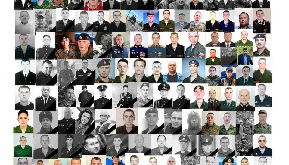 Soldiers from the Murmansk, Arkhangelsk and Komi regions killed in Ukraine. Photo collage by the Barents Observer