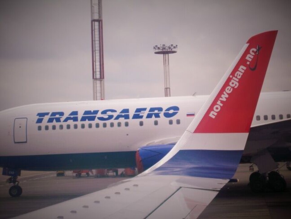 Norwegian earlier had flights to Moscow’s Domodedovo airport. Photo: Thomas Nilsen