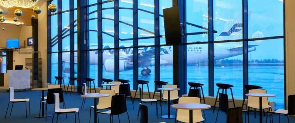 The new spacious premises at Kittilä airport will be opened on 22 November when the extension of 1,500 square metres for departing passengers will be taken into use. Photo: Finavia