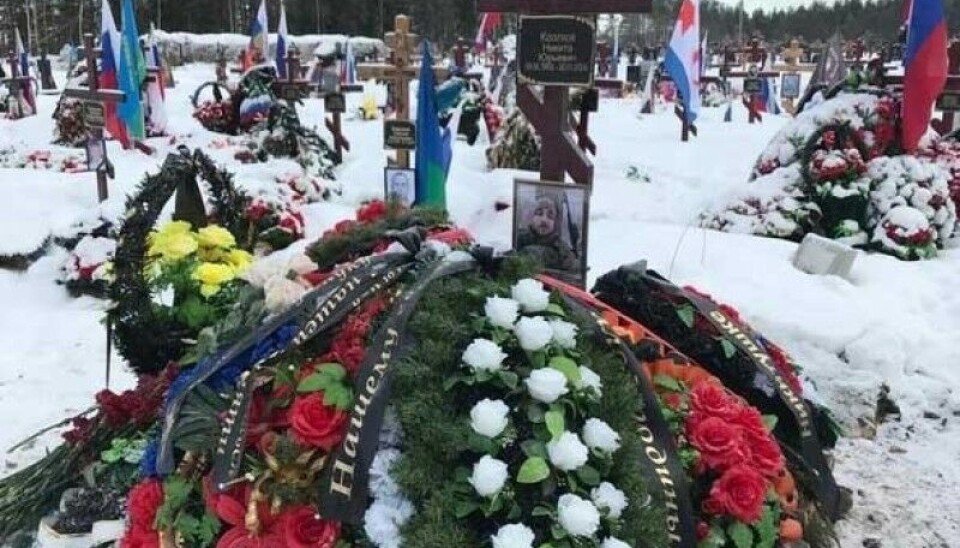 Nikita Kozlyuk is buried in the Murmansk region along with dozens of other men killed in Ukraine. Photo: VK page Goryachie Novosti