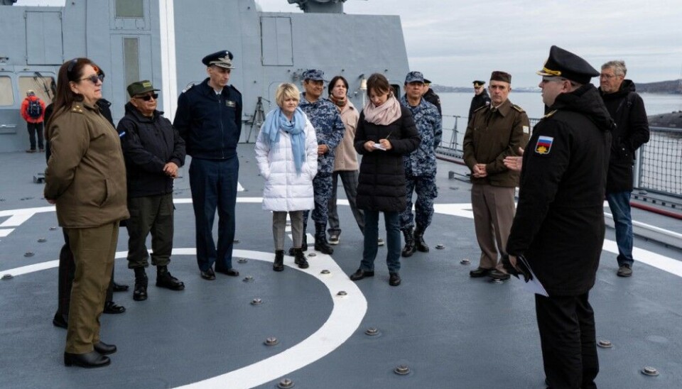 On deck of the frigate 'Admiral Kasatonov'. Photo: Information office of the Northern Fleet