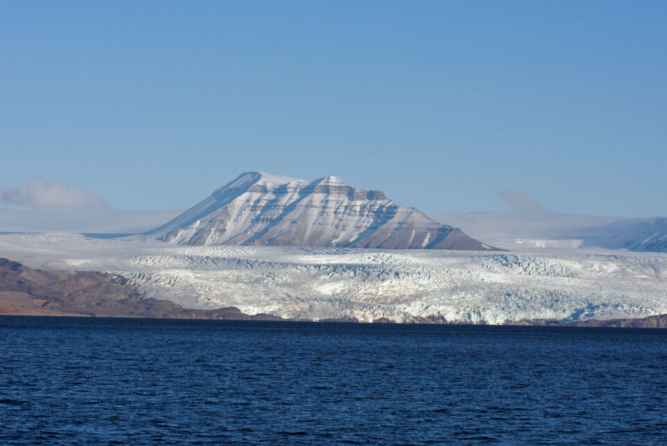 Nordenskiöld glacier, Svalbard. Photo: Thomas Nilsen