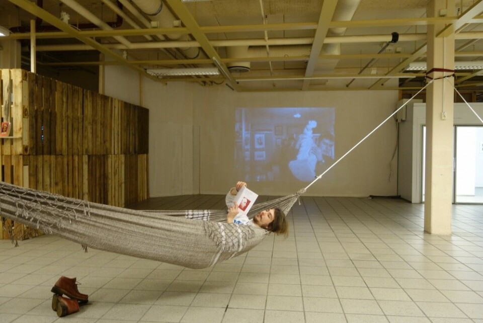The festival exhibition. Photo: Atle Staalesen