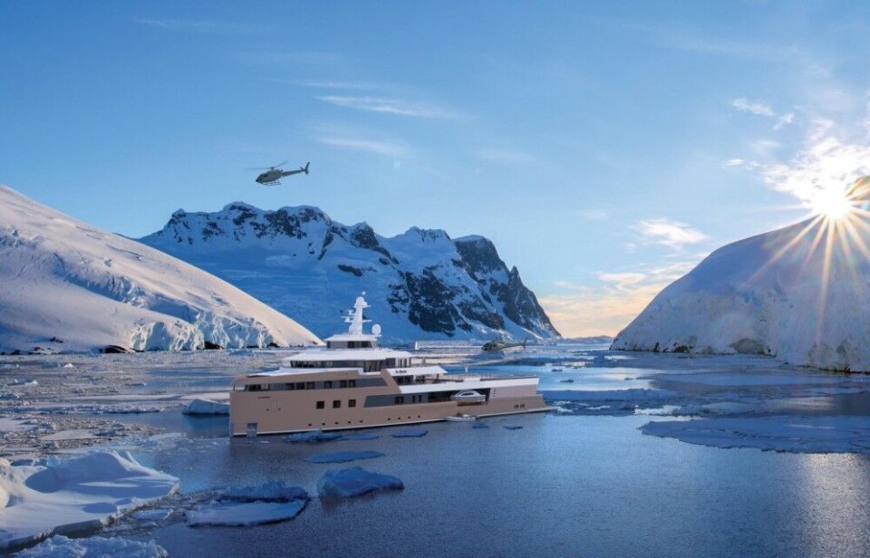 'SeaExplorer 77' sailing icy waters. © La Datcha