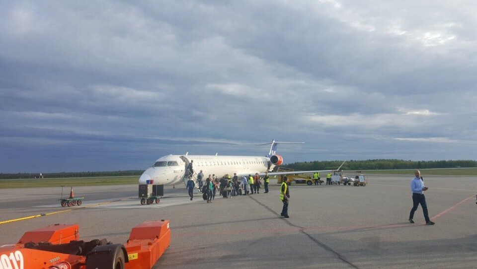The number of passengers at Umeå airport was down 5% in 2019. Photo: Thomas Nilsen