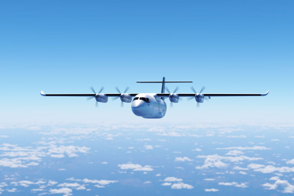 Heart Aerospace says it will have its ES-19 electric airliner certified for commercial flights by 2025. The plane can carry nineteen passengers and will get an operating range of 400 km. Image by Heart Aerospace