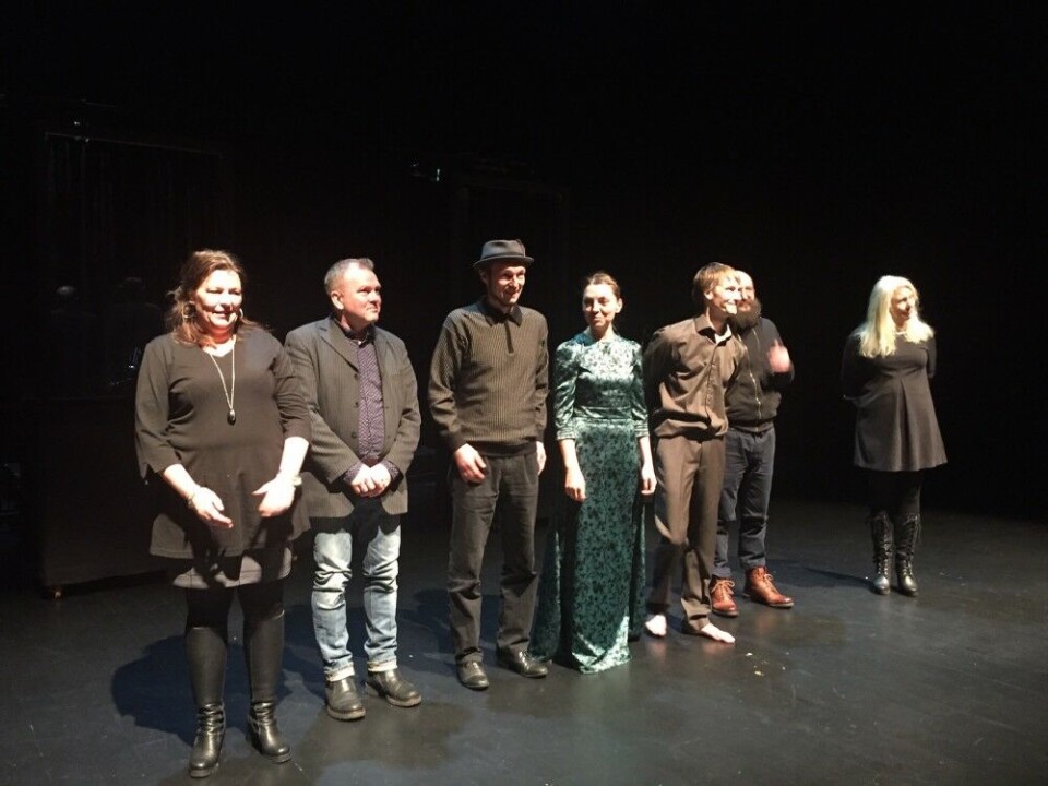 Theater group Samovarteateret and their performance 'Simmering Point 70 grader nord 30 grader øst'. Photo: Atle Staalesen