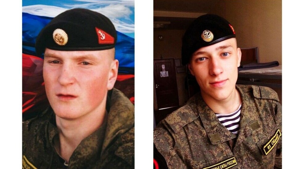Aleksandr Maskiev from Komi and Artyem Shurku from Murmansk served in the 200th Motorised Rifle Brigade and the 61st Naval Infantry Brigade respectively. Photo: Governor Uiba and Governor Chibis