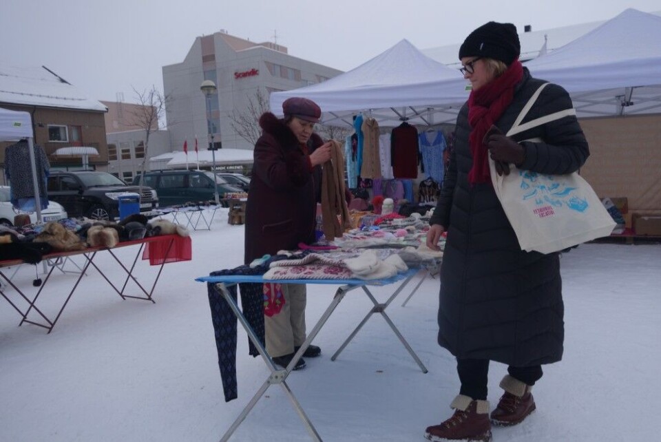 Russian festival market. Photo: Atle Staalesen