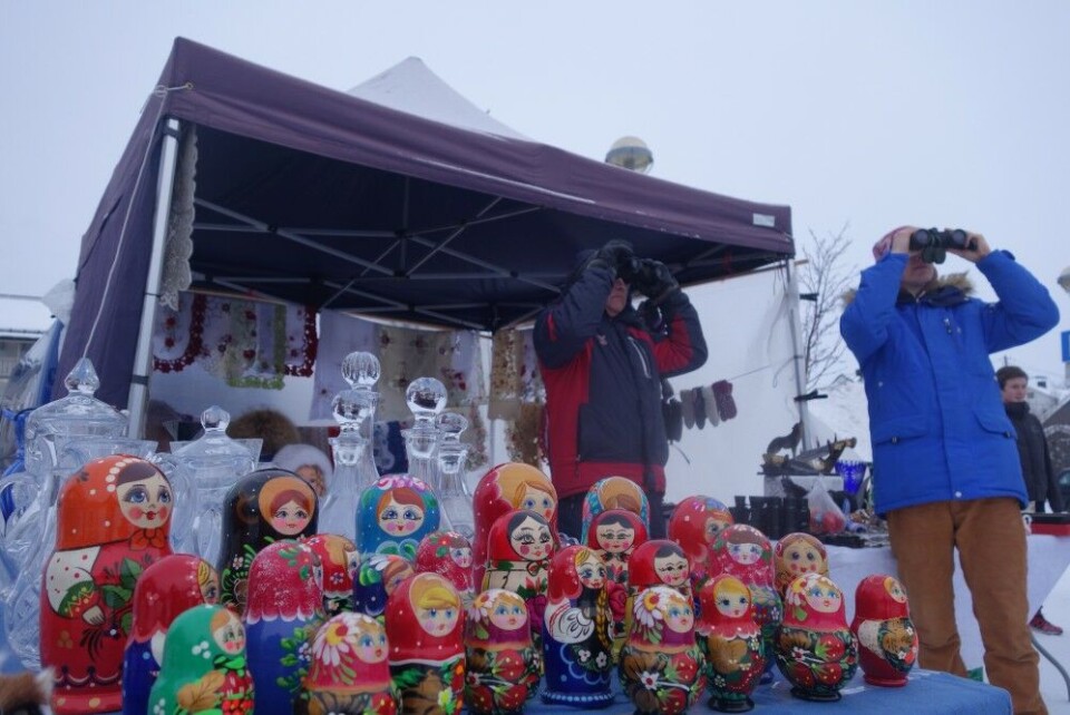 The Russian festival market. Photo: Atle Staalesen