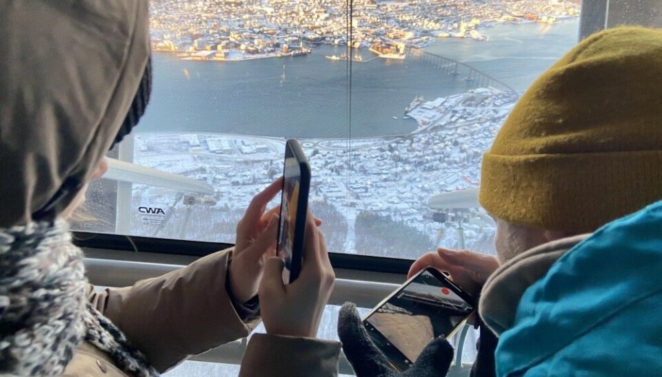 Breathtaking view from the Cable Car journey above Tromsø attracts a fast growing number of visitors. Photo: Thomas Nilsen