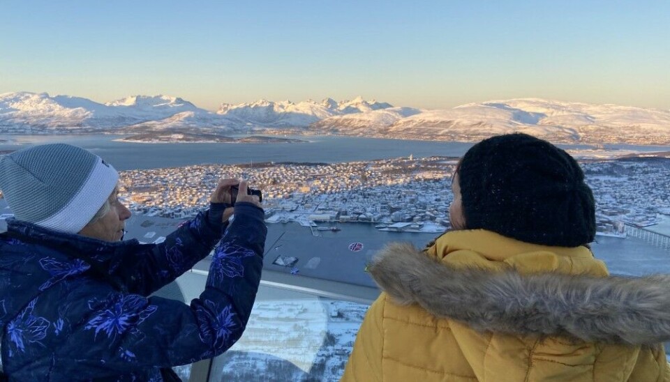 Tromsø panorama attracts tourists from around the world. Photo: Thomas Nilsen